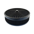 Extreme Air Cleaner Assembly, 14” x 3”, Black Filter Element.